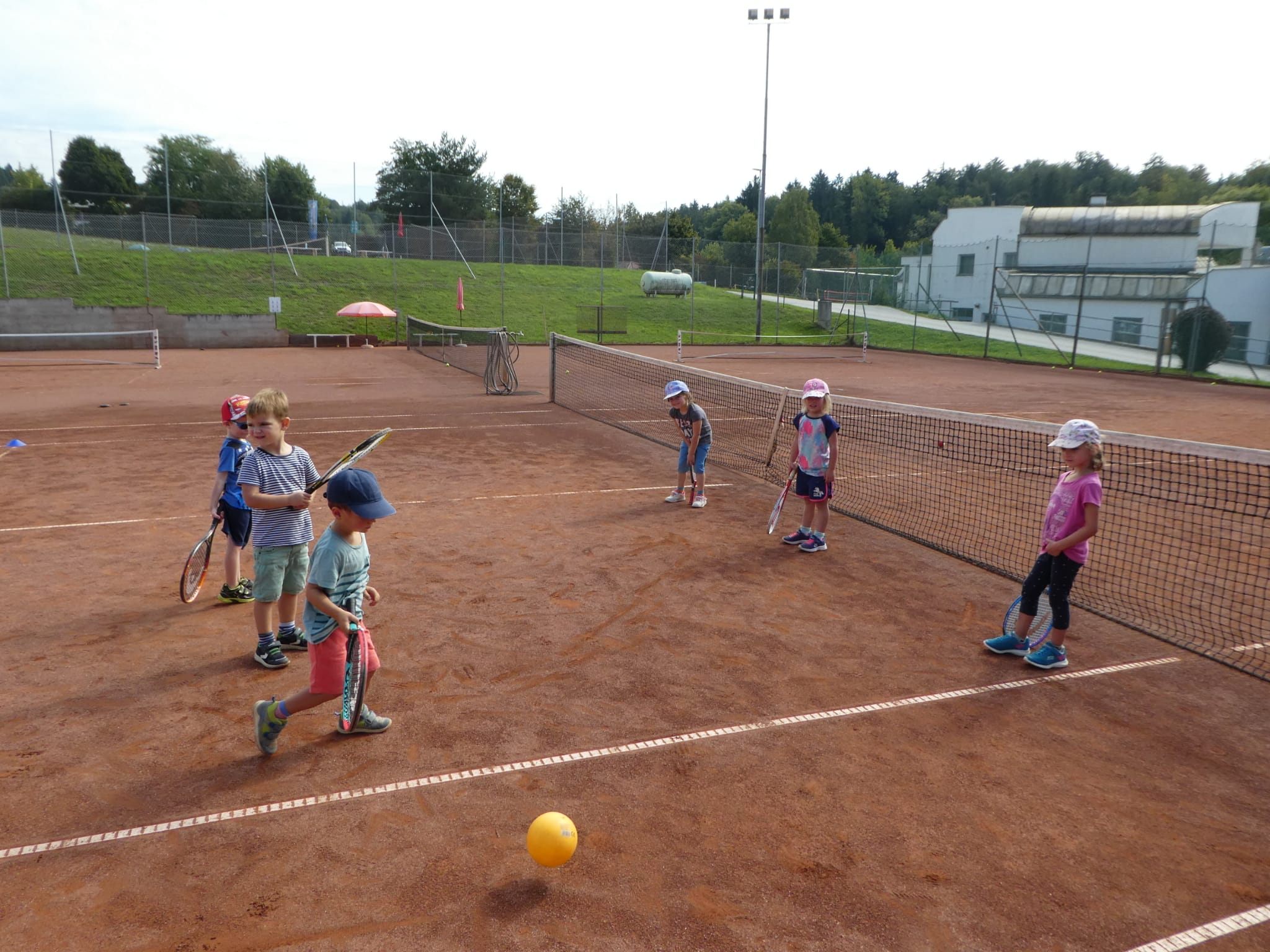 Kinder beim Training