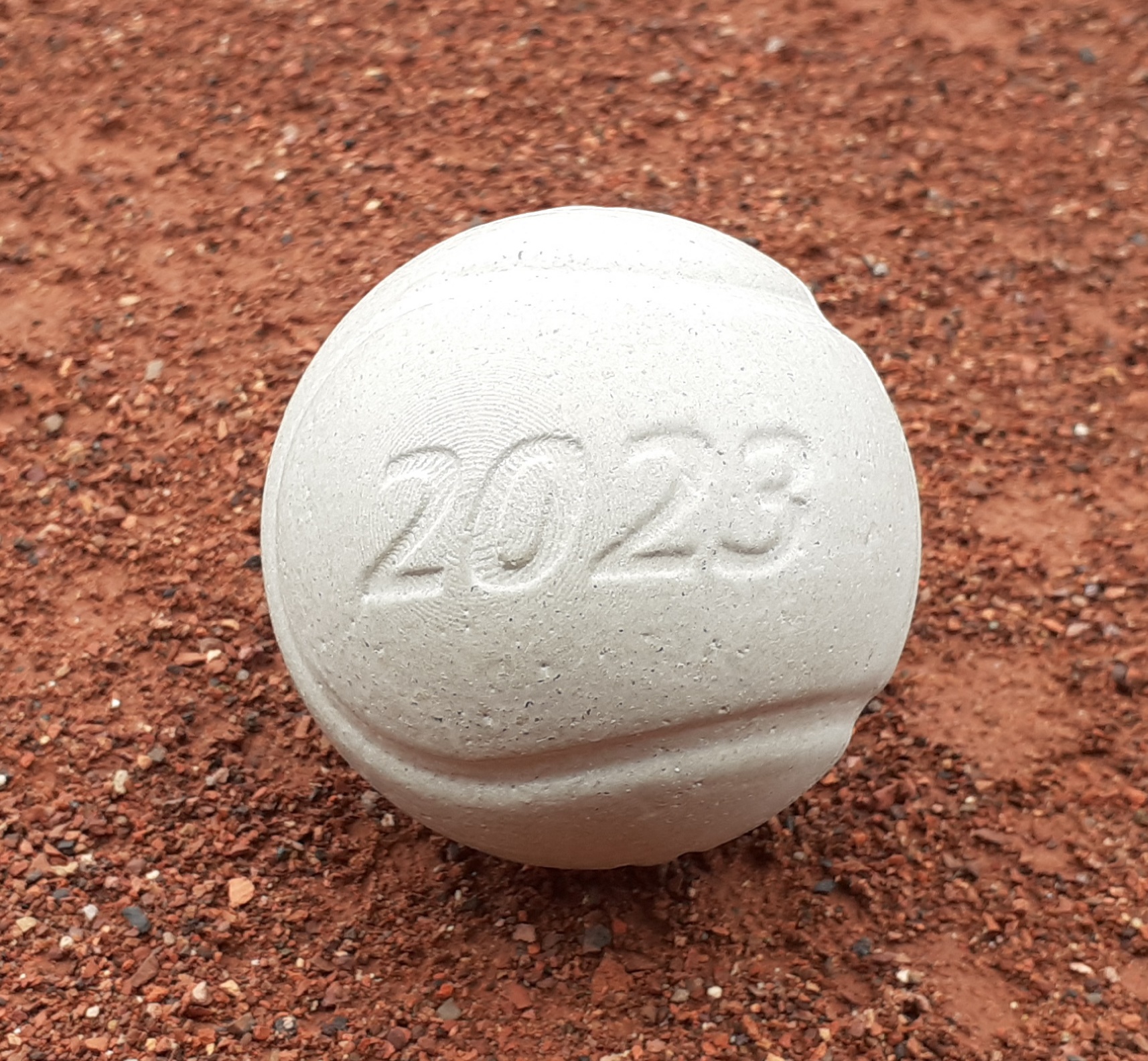 Baustein-Tennisball Siegesfeier 2021